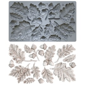 Oak Leaves and Acorns Mould by IOD - Iron Orchid Designs