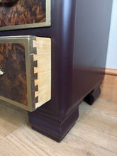 Load image into Gallery viewer, Vintage Walnut Tallboy Wardrobe