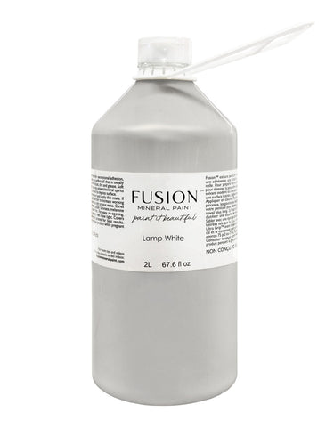 Lamp White - 2 litre bottle, Fusion Mineral Paint