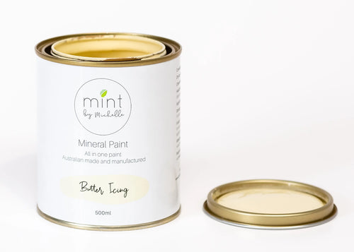 Butter Icing, Neutral Cream Mineral Paint for Furniture, MINT by Michelle