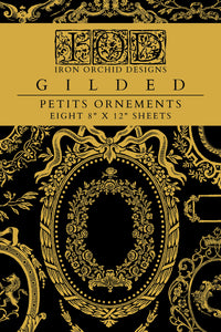 Petits Ornements IOD Gilded Foil Transfer - Iron Orchid Designs