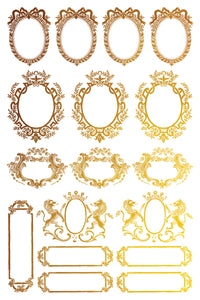 Petits Ornements IOD Gilded Foil Transfer - Iron Orchid Designs