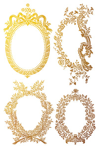 Petits Ornements IOD Gilded Foil Transfer - Iron Orchid Designs