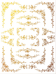 Si Belle IOD Gilded Foil Transfer - Iron Orchid Designs