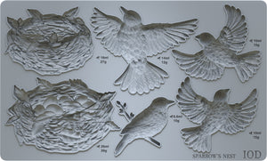 Sparrows Nest Mould by IOD - Iron Orchid Designs