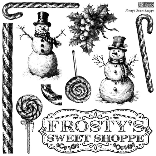 Frosty's Sweet Shoppe IOD Decor Stamp - Iron Orchid Designs