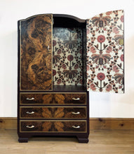 Load image into Gallery viewer, Vintage Walnut Tallboy Wardrobe