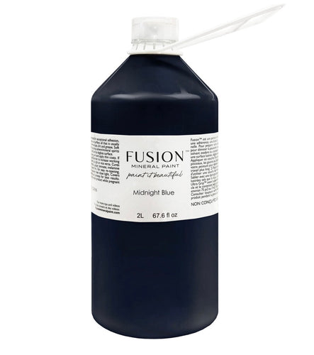 Midnight Blue - 2 litre bottle, Fusion Mineral Paint