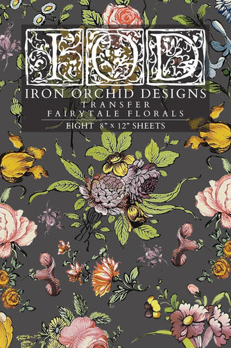 Fairytale Florals IOD Transfer - Iron Orchid Designs