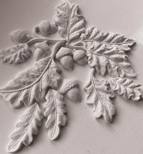 Oak Leaves and Acorns Mould by IOD - Iron Orchid Designs