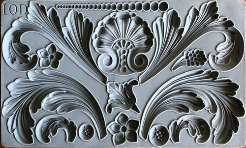 Acanthus Scrolls Mould by IOD - Iron Orchid Designs