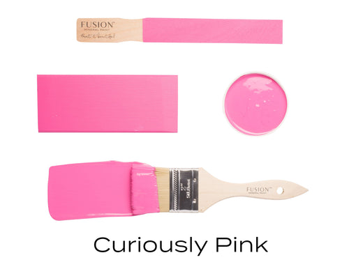 Cureiously Pink, Hot Pink Furniture Paint, Fusion Mineral Paint