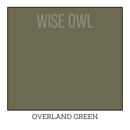 Sage Green Furniture Paint - Overland Green  - Wise Owl One Hour Enamel Paint