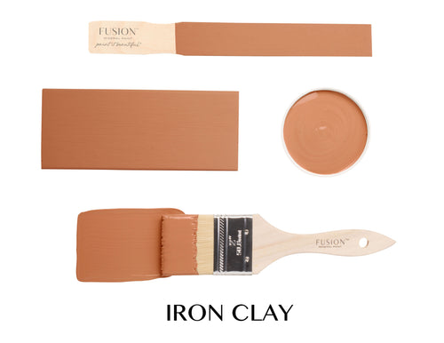 Iron Clay, Terracotta Furniture Paint, Fusion Mineral Paint