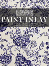 Load image into Gallery viewer, Indigo Floral IOD Paint Inlay - Iron Orchid Designs