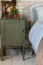 Load image into Gallery viewer, Olive Green Chalk Paint - Annie Sloan  - Nightstand Pot Cupboard