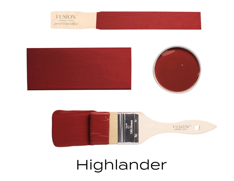 Highlander, Bright Red Furniture Paint - Fusion Mineral Paint
